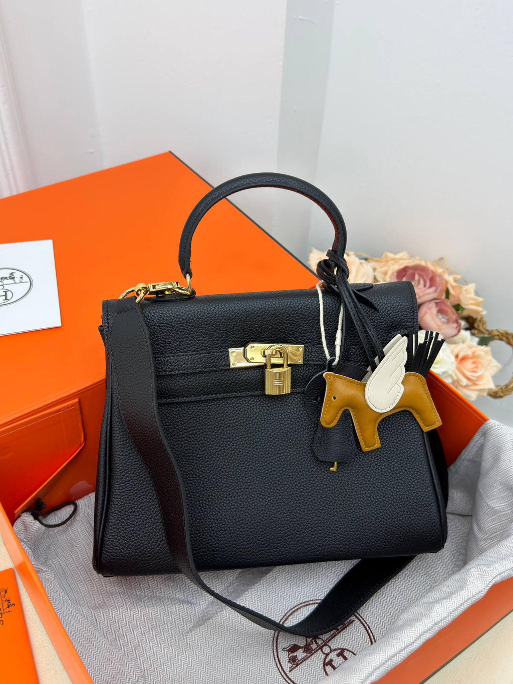 Hermes Kelly Noir
