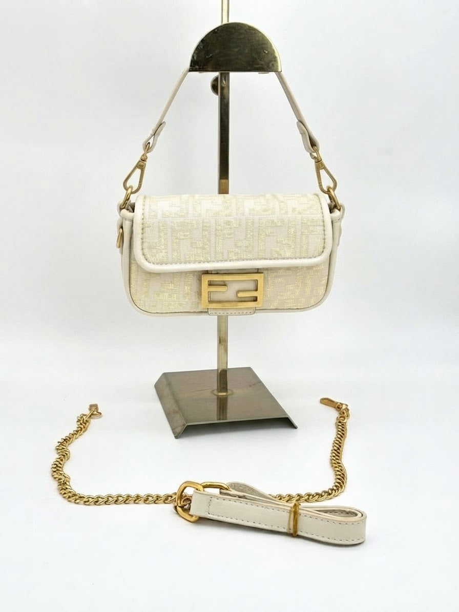 Fendi baguette Krem