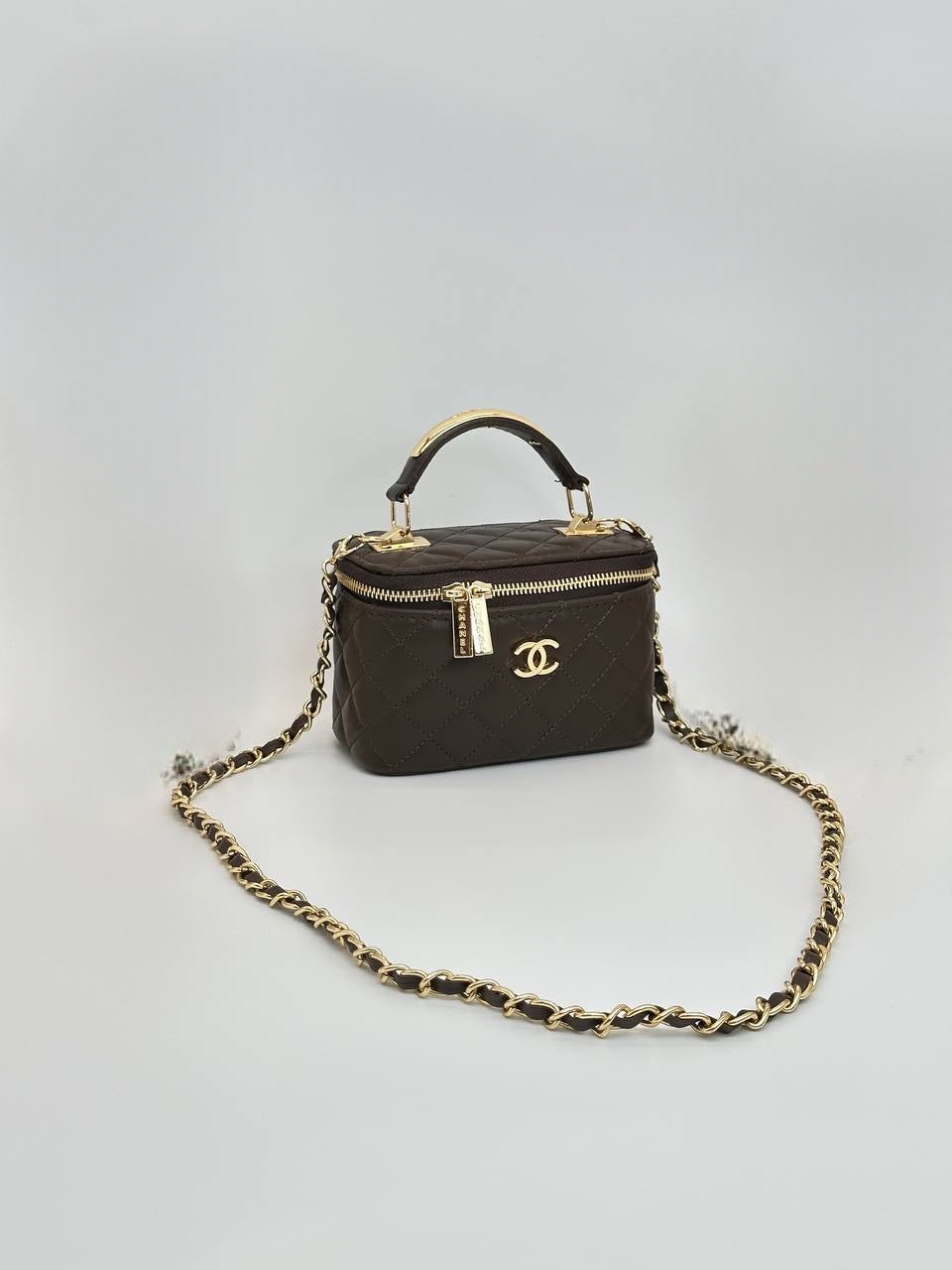 Chanel Vanity Case Kahverengi