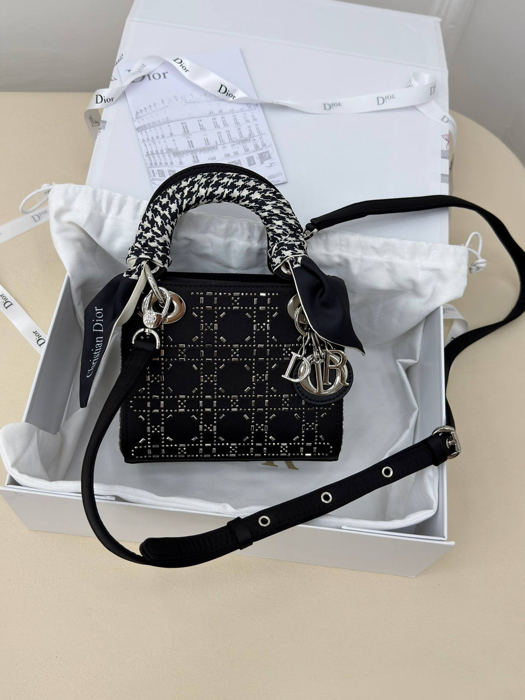 Mini Lady Dior Bag – Black Cannage
