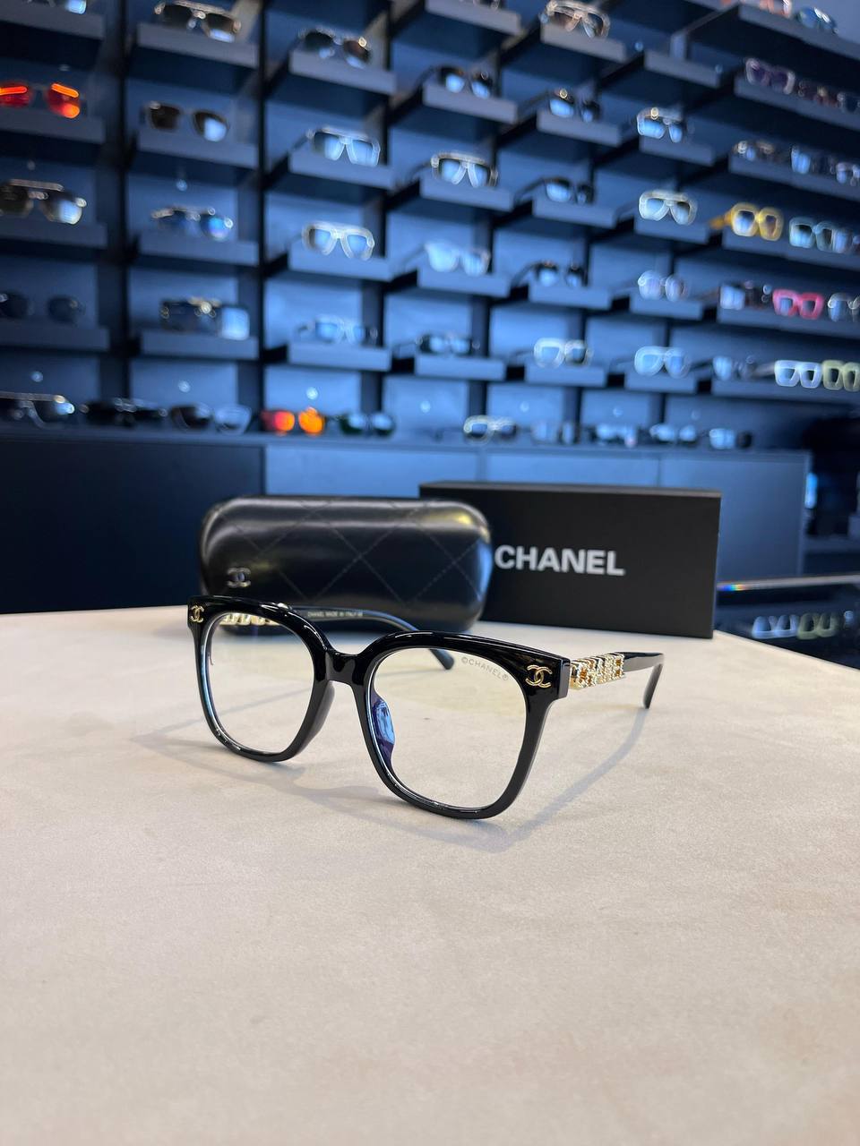 Chanel Crystal Logo