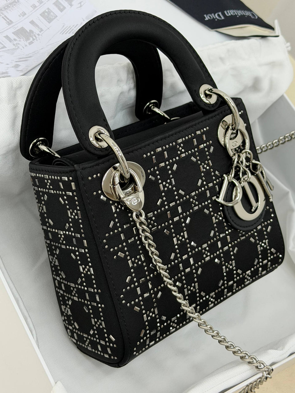 Mini Lady Dior Bag – Black Cannage