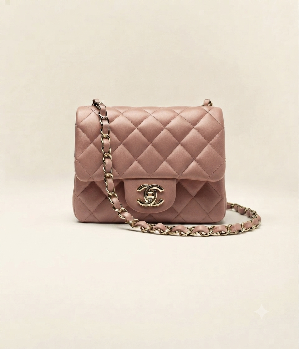 Chanell Mini Toz Pembe