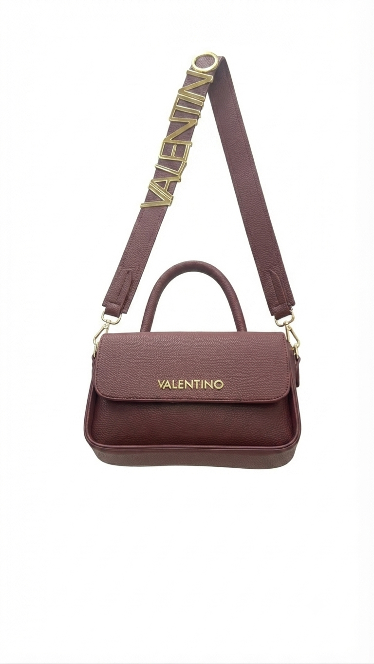 Valentino Handle Flap Bordo