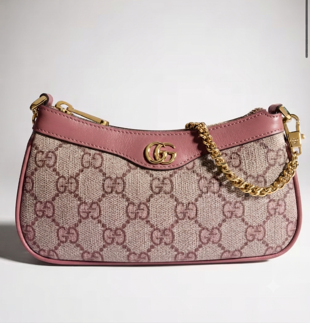 Gucci Ophidia Toz pembe