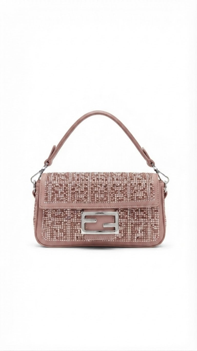 Fendi Baguette Toz pembe